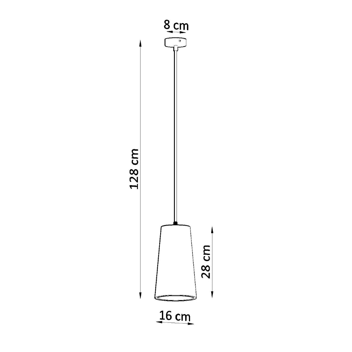 Keramisk pendellampe GULCAN - Billede 4