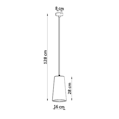 Keramisk pendellampe GULCAN - Billede 4
