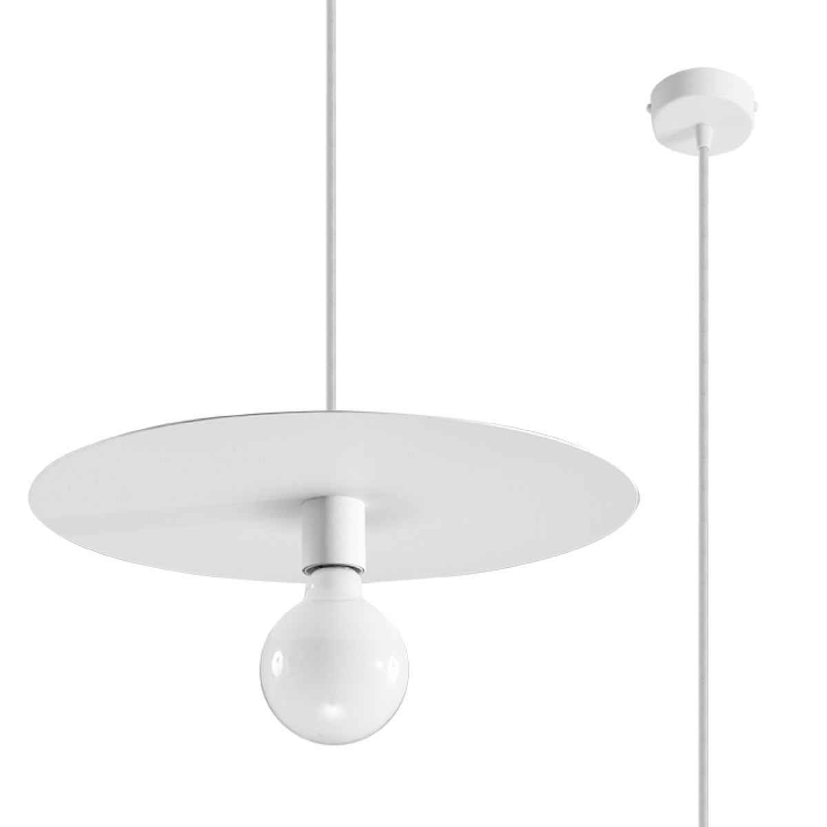 Pendellampe FLAVIO hvid - Billede 2