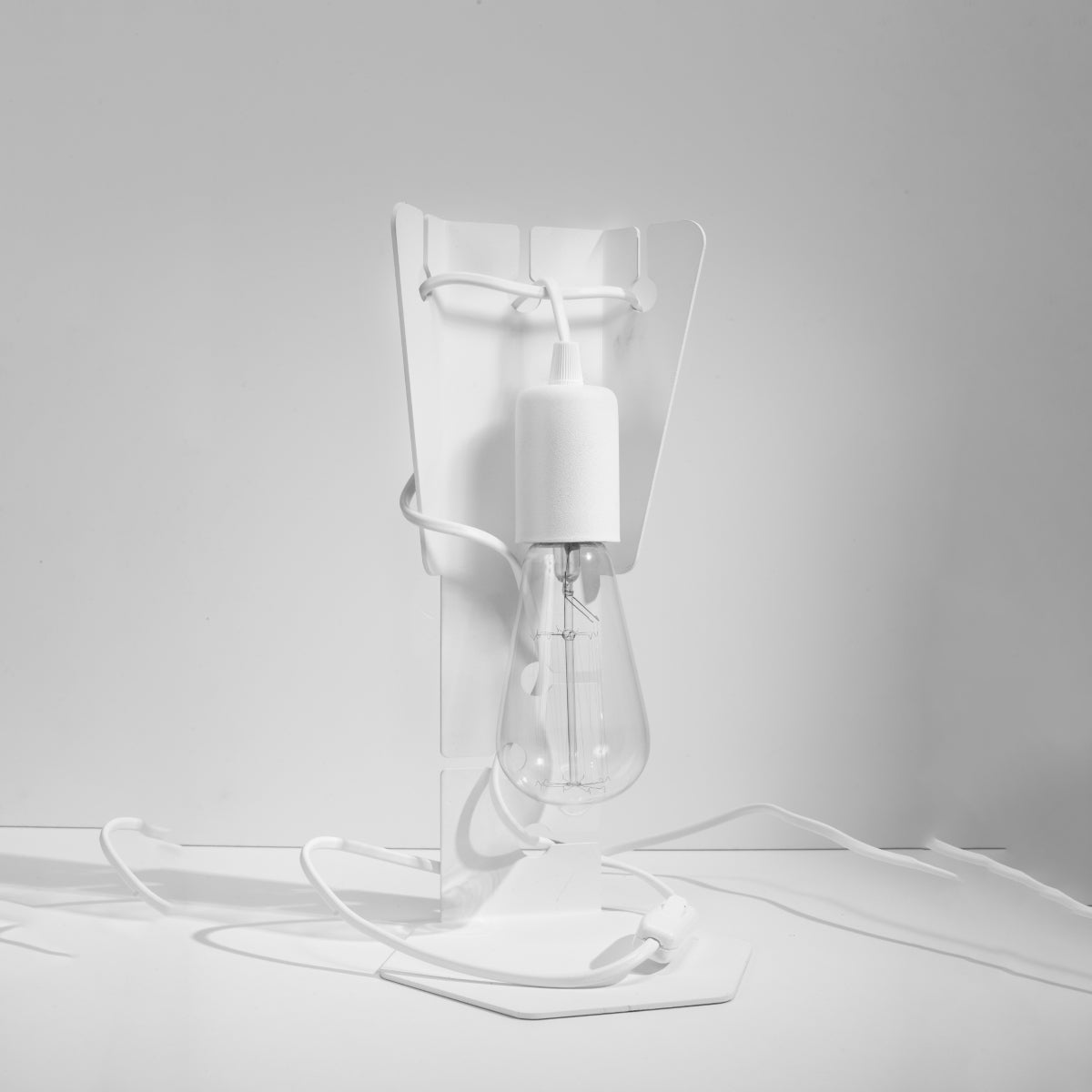 Bordlampe ARBY hvid - Billede 3