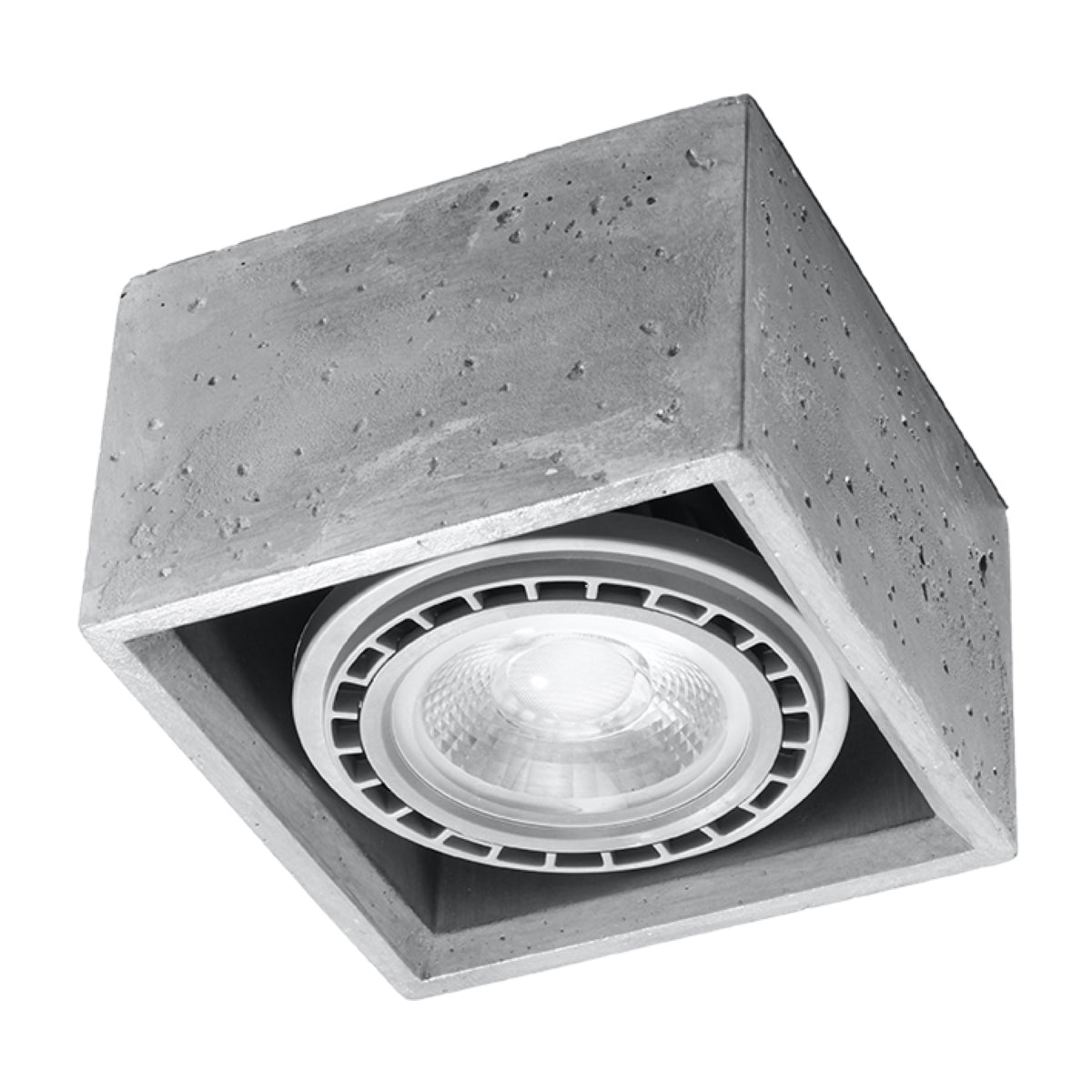 Loftlampe QUATRO 1 beton - Billede 2