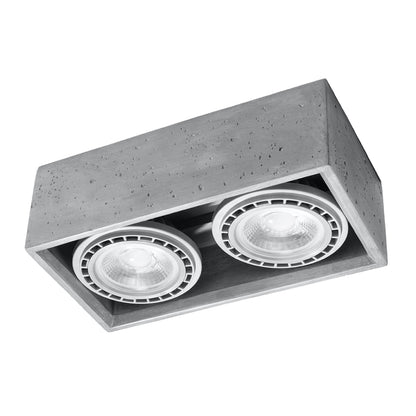 Loftslampe QUATRO 2 beton - Billede 2