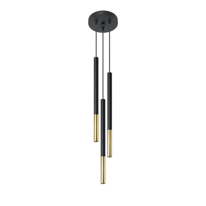 Pendellampe MOZAICA 3P sort/guld - Billede 2
