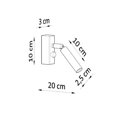 Væglampe EYETECH 1 hvid - Billede 4