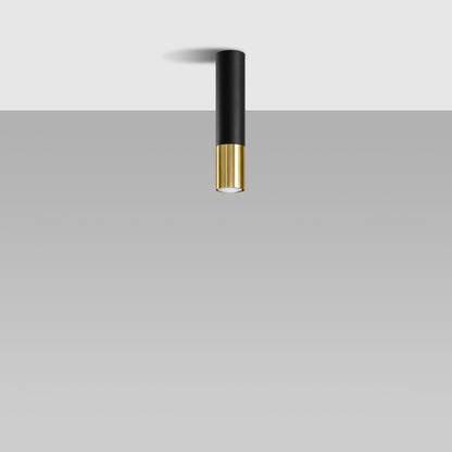 Loftslampe LOOPEZ sort/guld - Billede 3