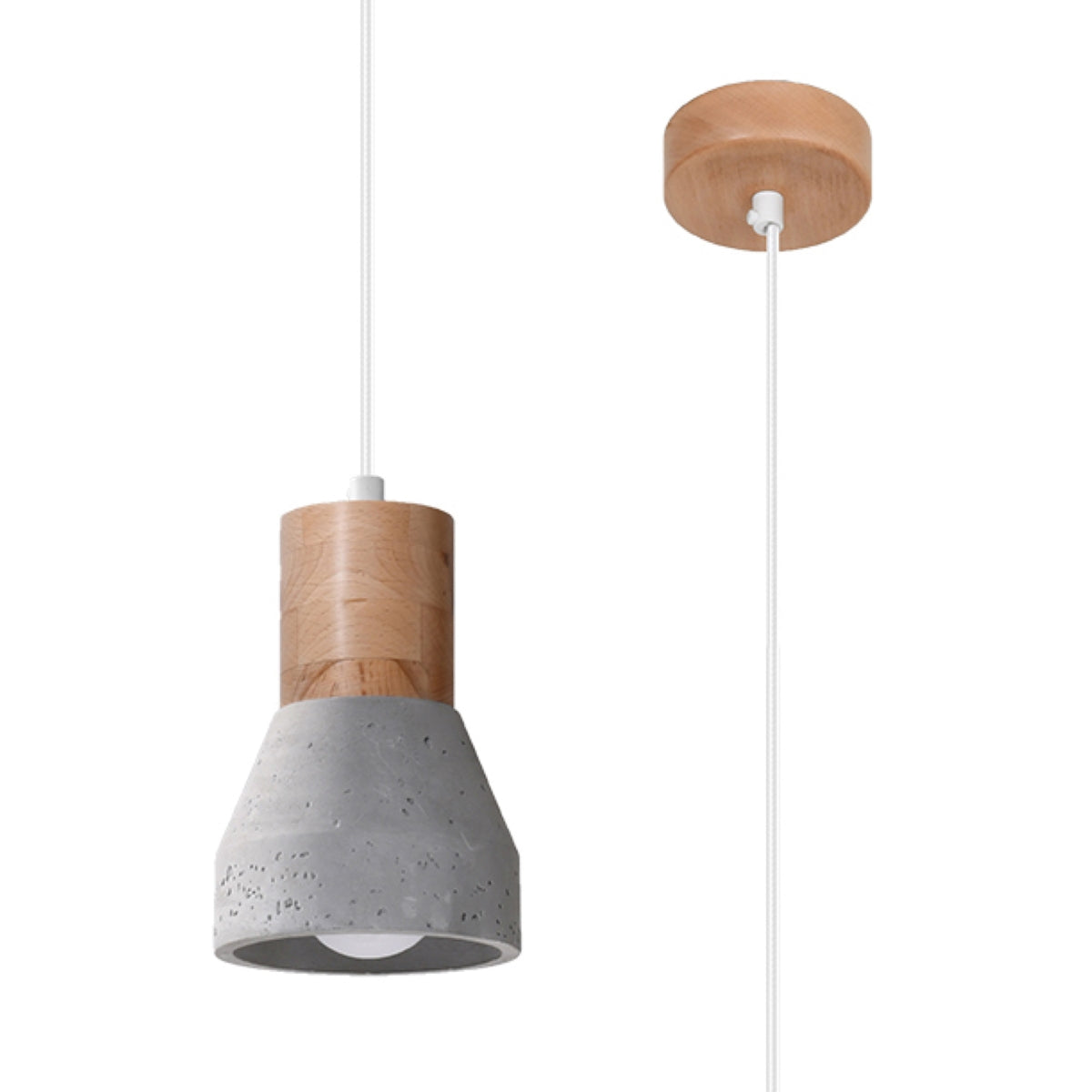 Pendellampe QUBIC grå - Billede 2