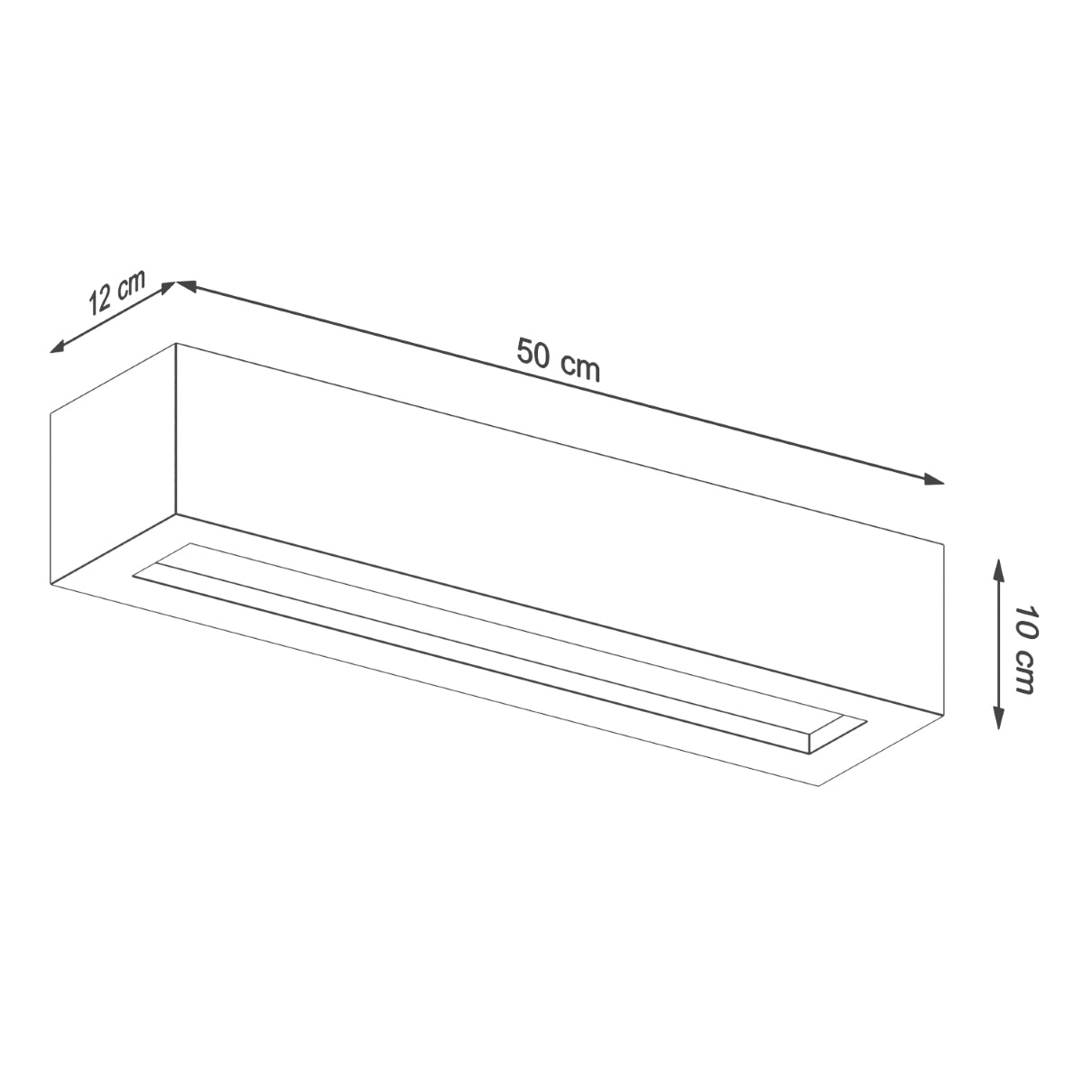 Væglampe VEGA 50 beton - Billede 4