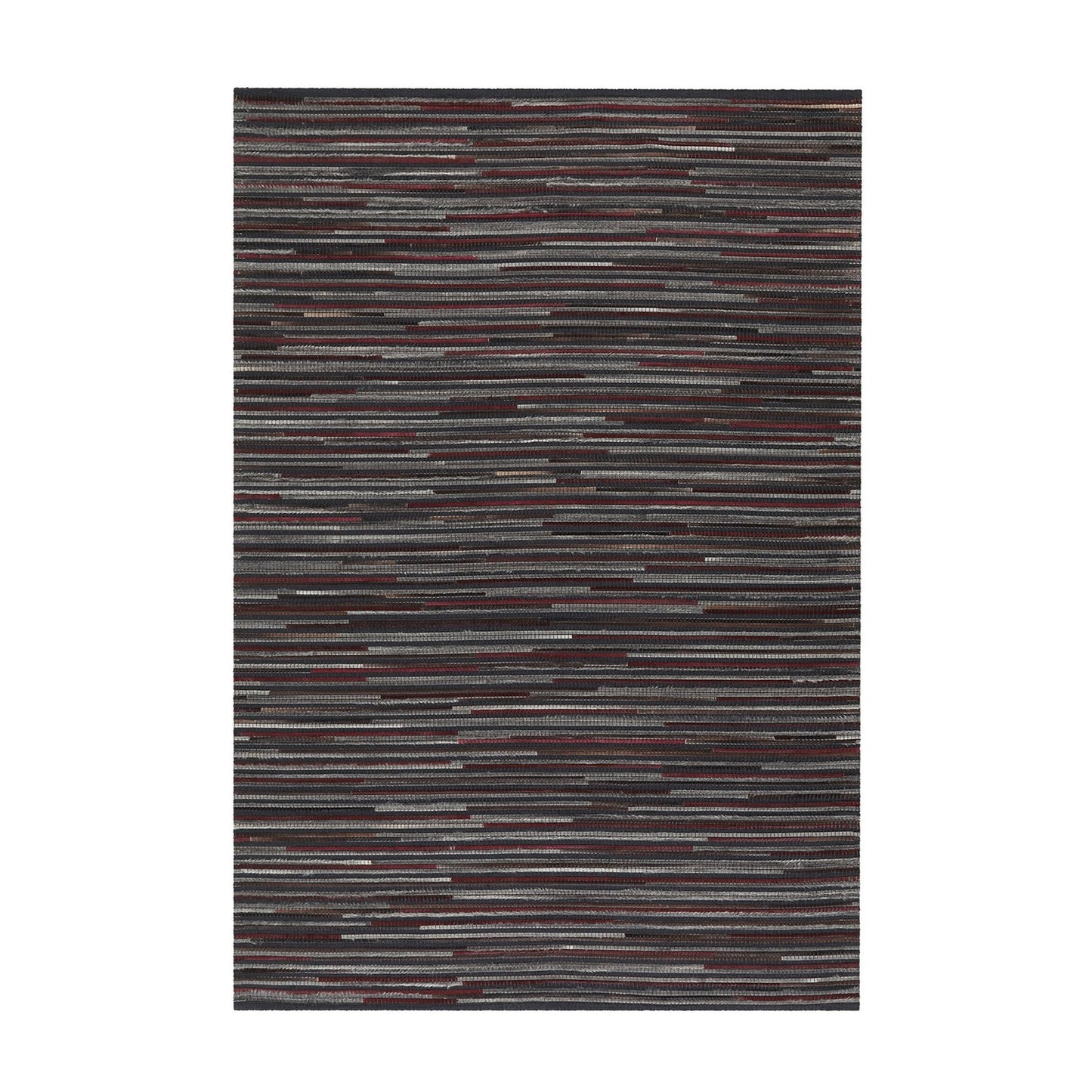 Wild 8023 Tæppe Patchwork Udtryk Med Læder - Variant BDSFG-170-240