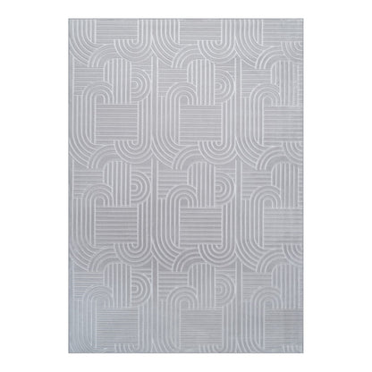 Calma 125 Tæppe Kort Luv Med 3D Linjedesign - Variant RL8WG-200-290