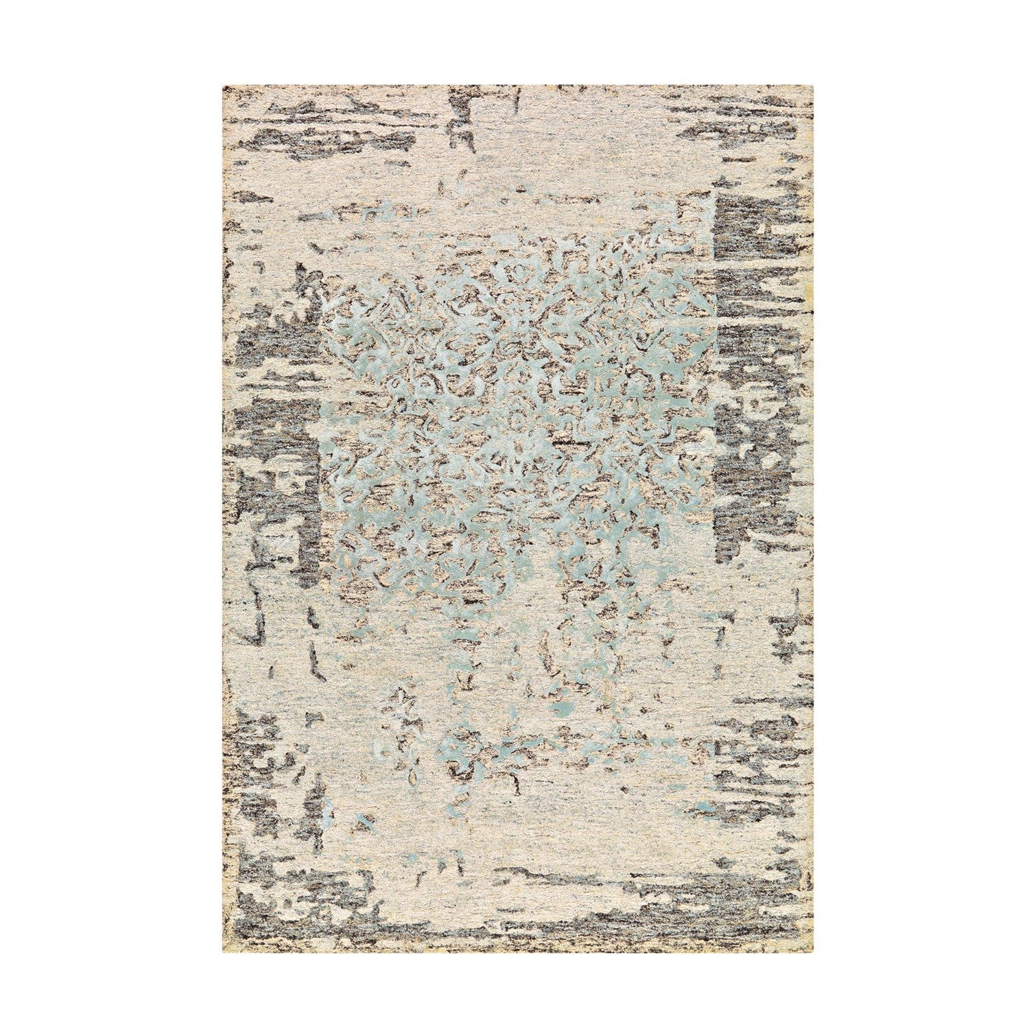 Damast 8067 Tæppe Kort Luv I Shabby Chic Design - Hovedbillede