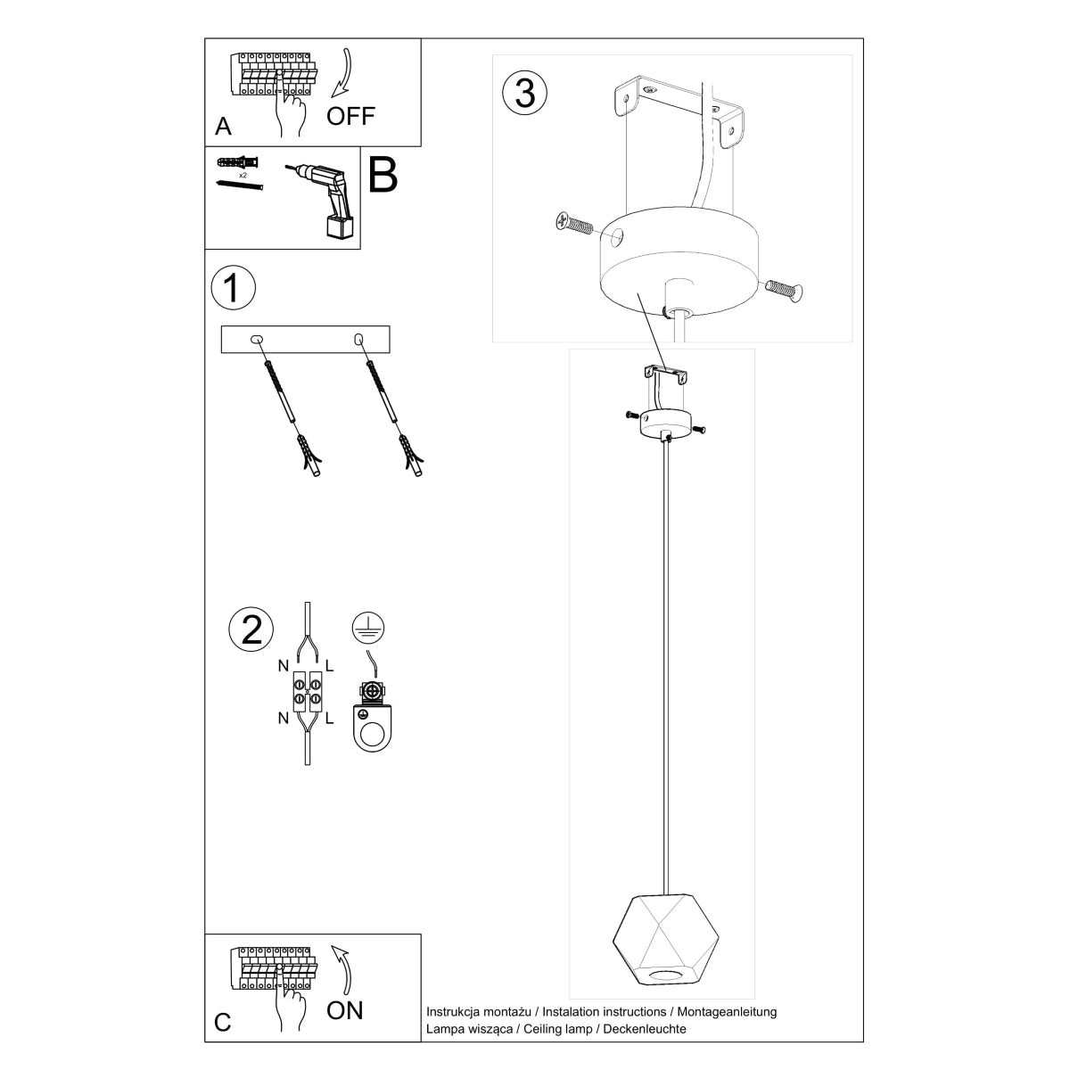 Pendellampe WOODY naturtræ - Billede 5