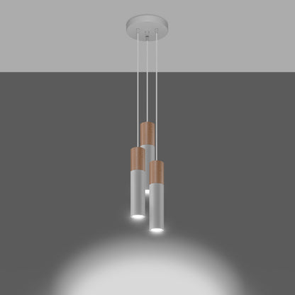 Pendel lampe PABLO 3P hvid - Hovedbillede
