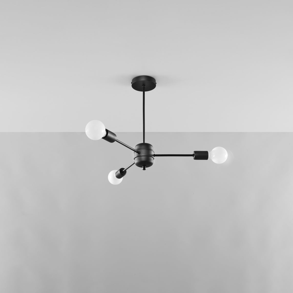 Lysekrone LANGO 3 sort - Billede 3