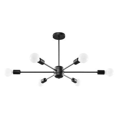 Lysekrone LANGO 6 sort - Billede 2