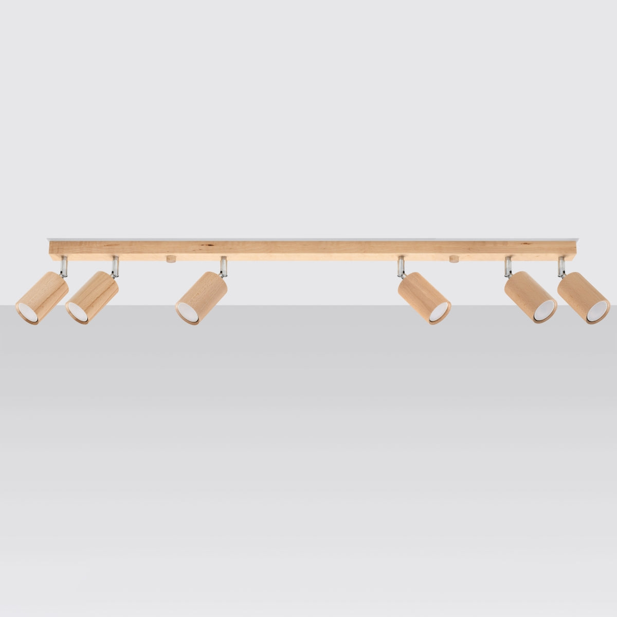 Loftslampe BERG 6 naturtræ - Billede 3