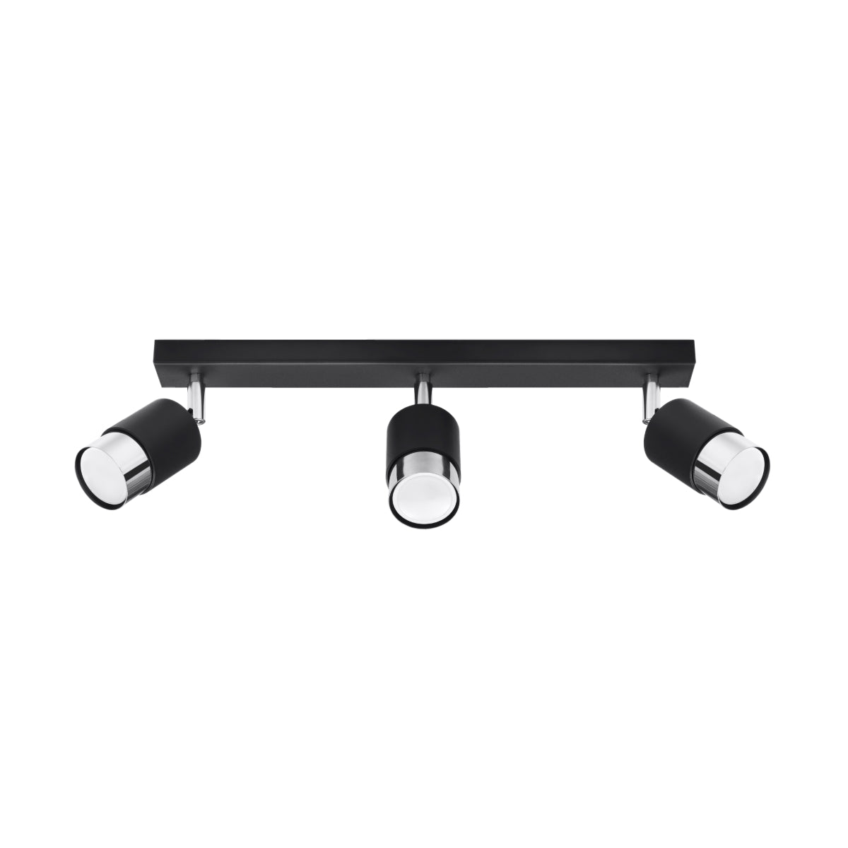 Loftlampe NERO 3 sort/krom - Billede 2