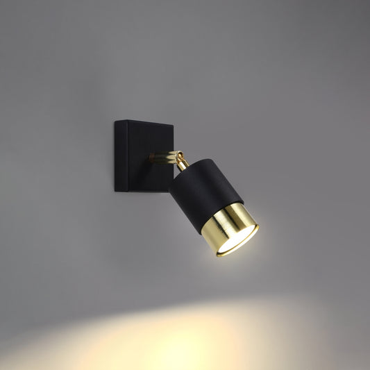 Væglampe NERO sort/guld - Hovedbillede
