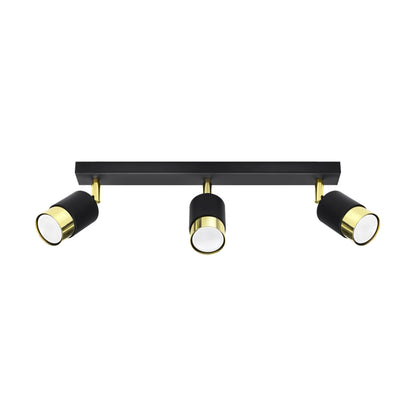 Loftslampe NERO 3 sort/guld - Billede 2