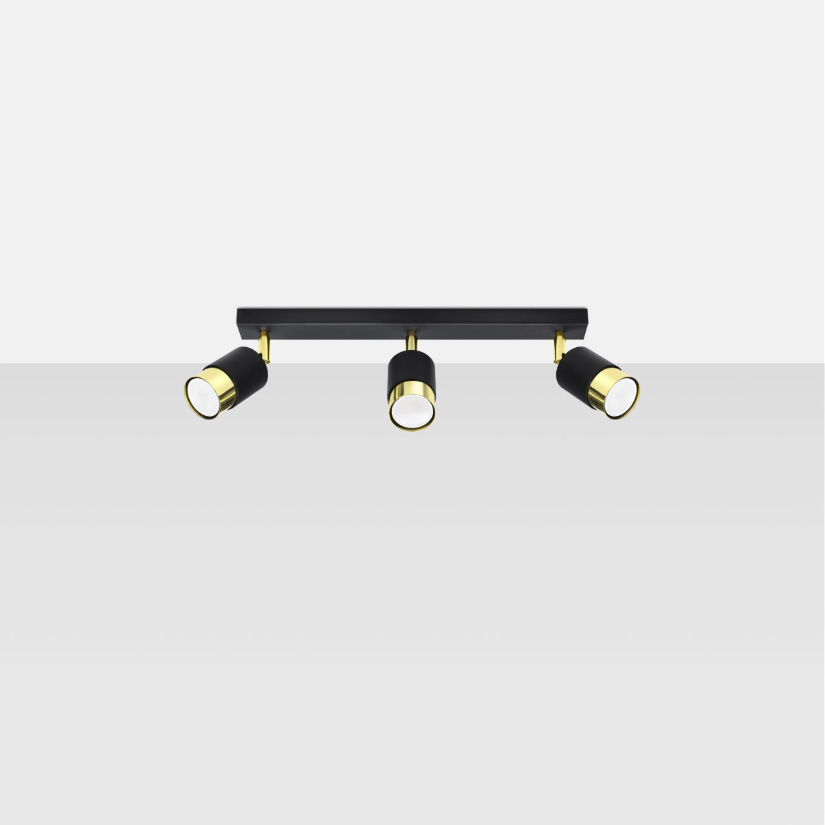 Loftslampe NERO 3 sort/guld - Billede 3