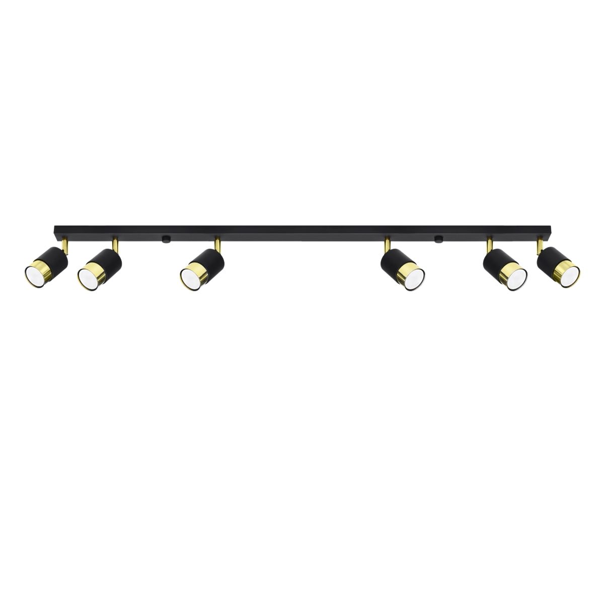 Loftslampe NERO 6 sort/guld - Billede 2