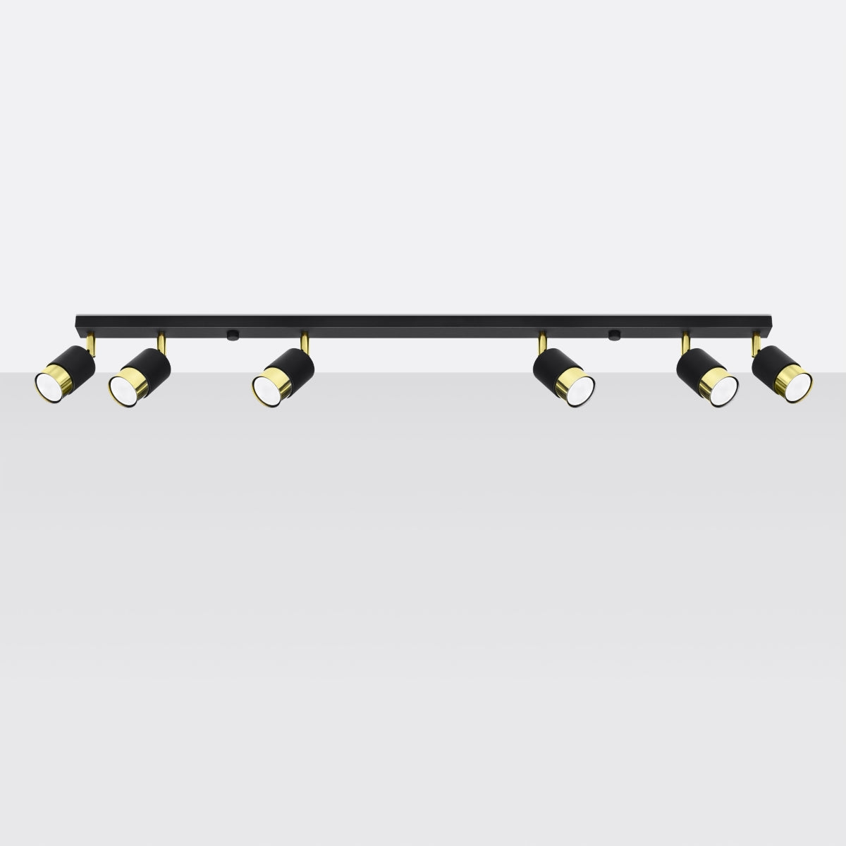 Loftslampe NERO 6 sort/guld - Billede 3