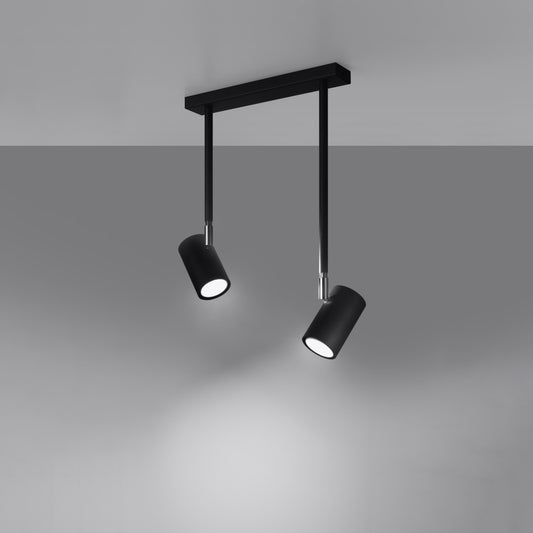 Loftslampe NORANO 2 sort - Hovedbillede