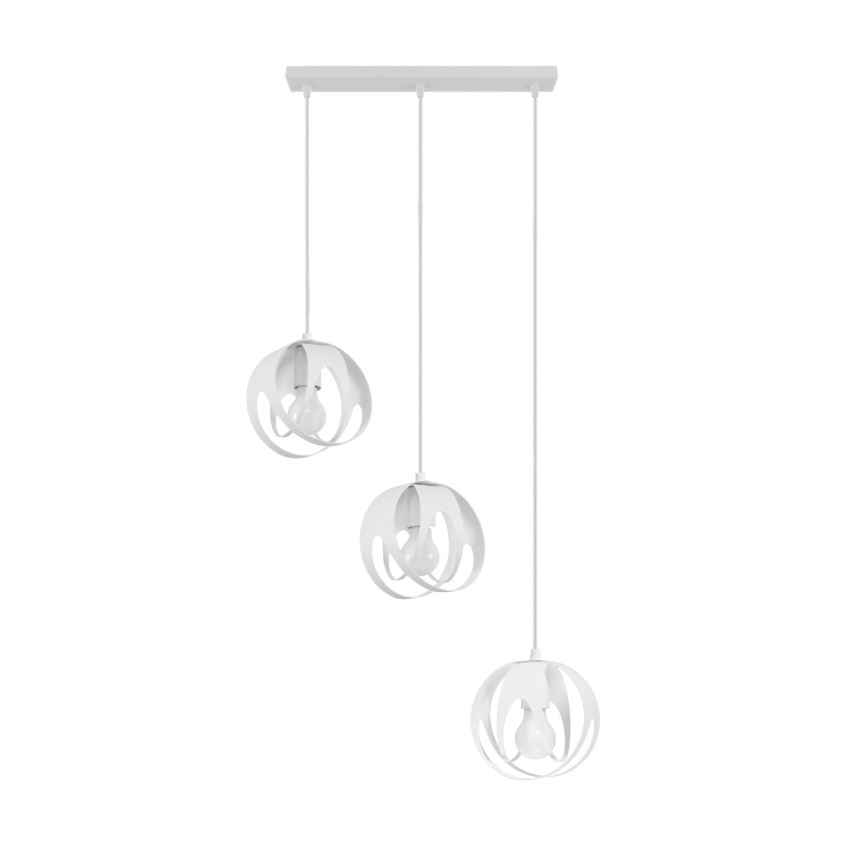 Pendellampe TULOS 3L hvid - Billede 2