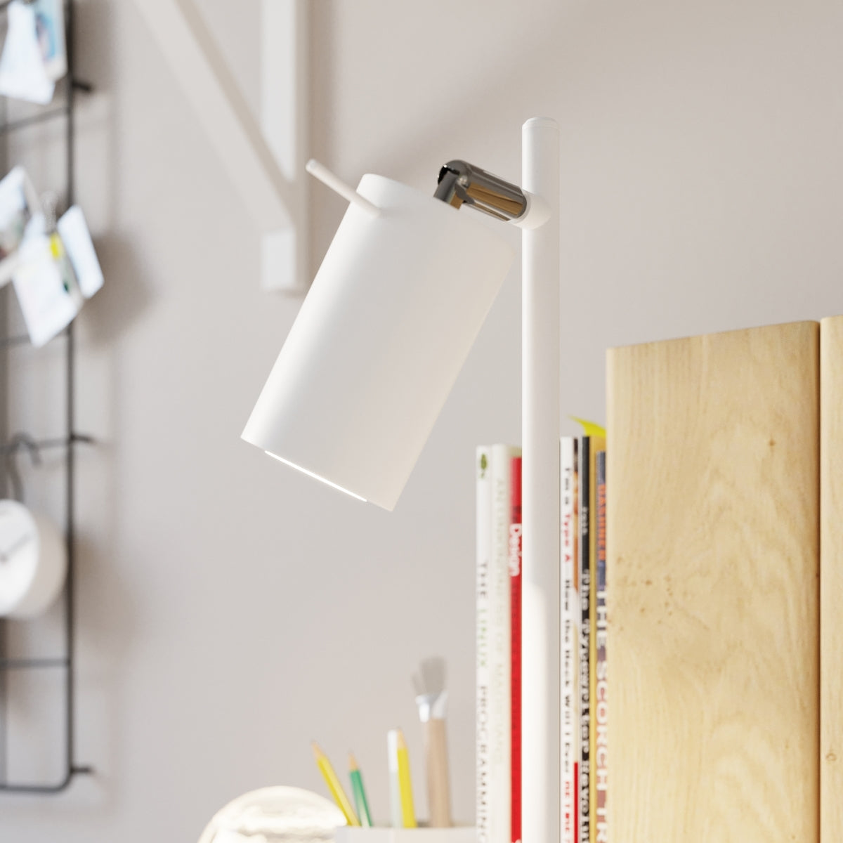 Bordlampe RING hvid - Billede 8