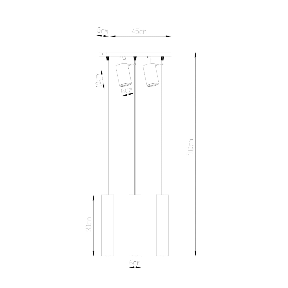 Pendellampe RING 3 hvid - Billede 4