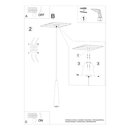 Pendellampe SULA 1 naturtræ - Billede 5
