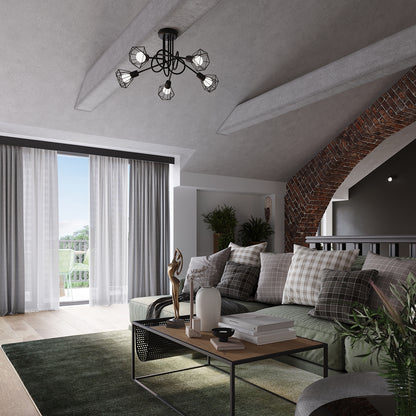 Lysekrone ARTEMIS 3S sort - Billede 8