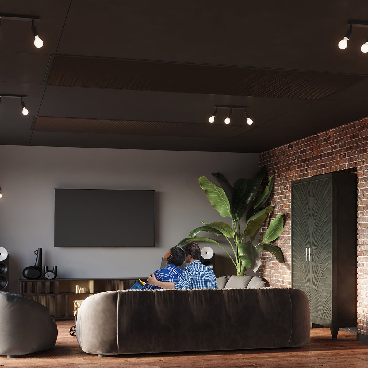 Loftslampe FORNES 3 sort - Billede 8