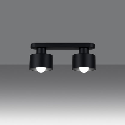 Loftslampe SAVAR 2 sort - Hovedbillede