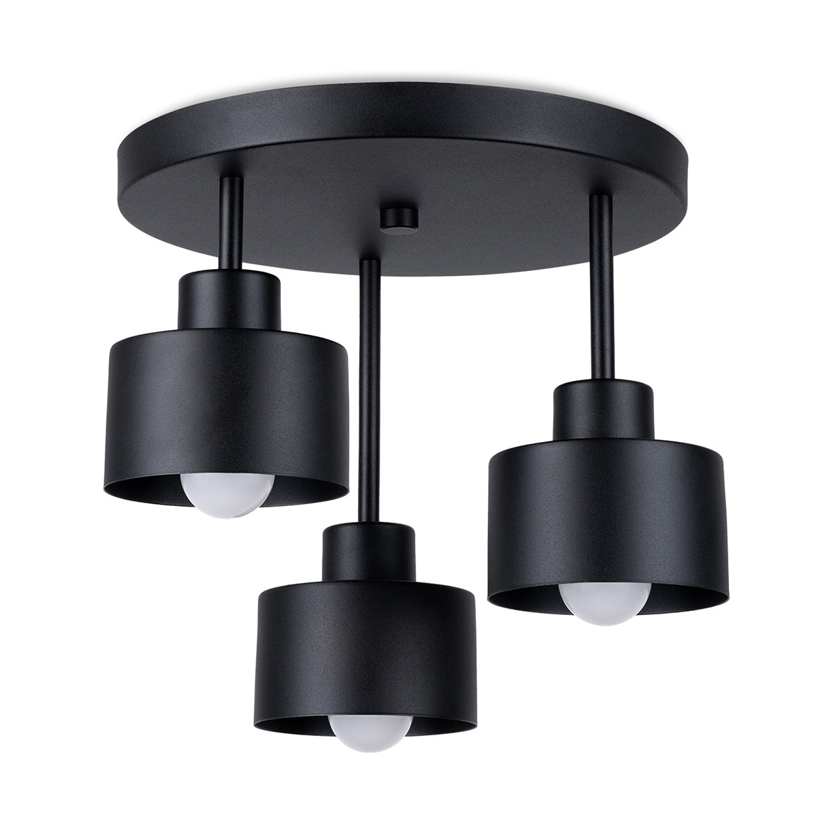 Loftslampe SAVAR 3 sort - Billede 2