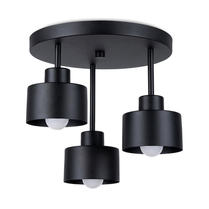 Loftslampe SAVAR 3 sort - Billede 2