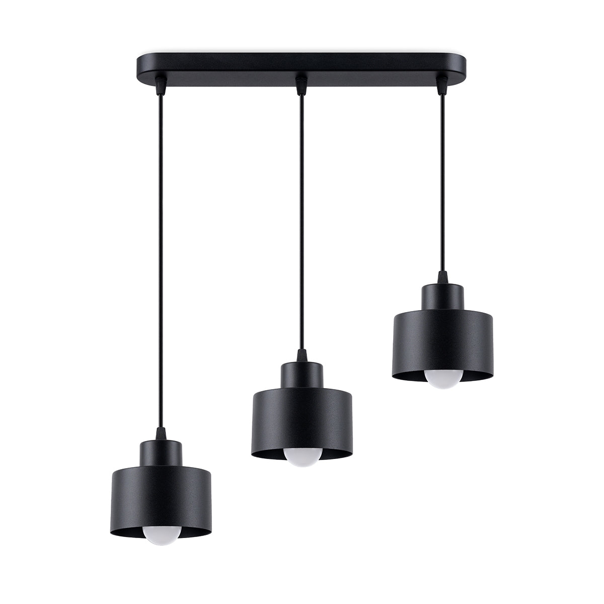 Pendellampe SAVAR 3 sort - Billede 2