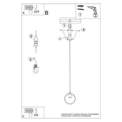 Pendellampe TITRAN 1 hvid - Billede 6