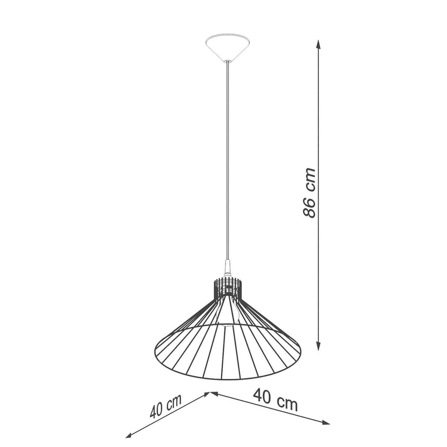 Pendel lampe EDA - Billede 5