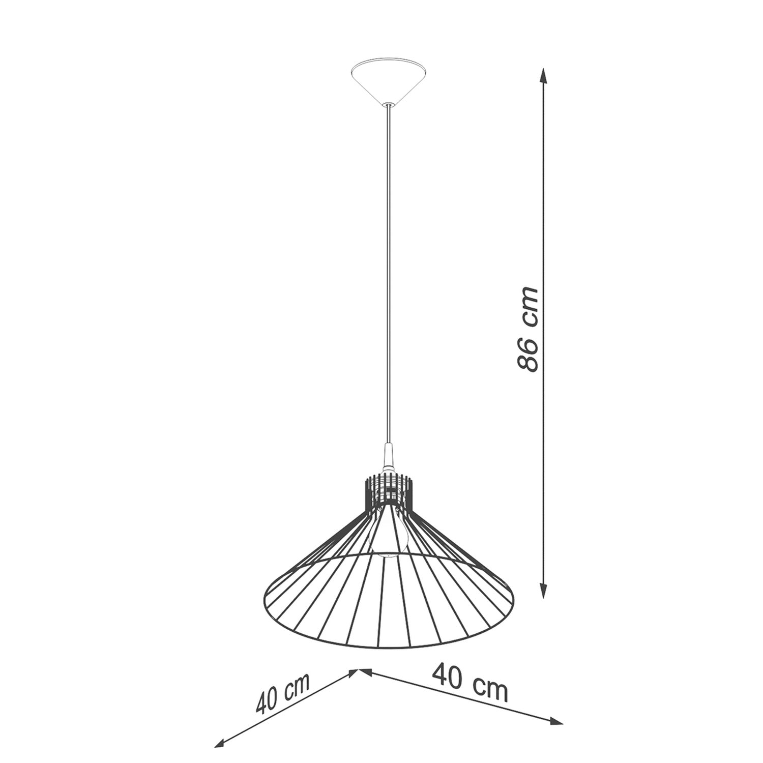 Pendel lampe EDA - Billede 5