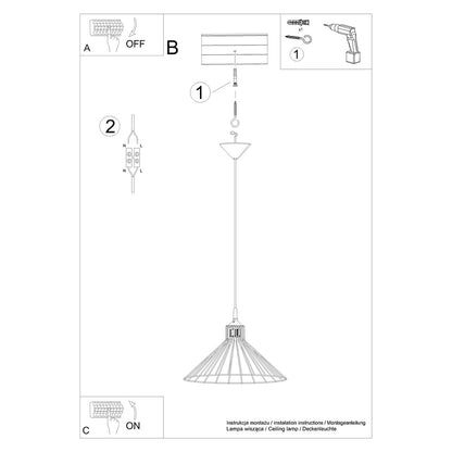 Pendel lampe EDA - Billede 6