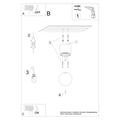 Loftslampe BOOMO 8 - Billede 6
