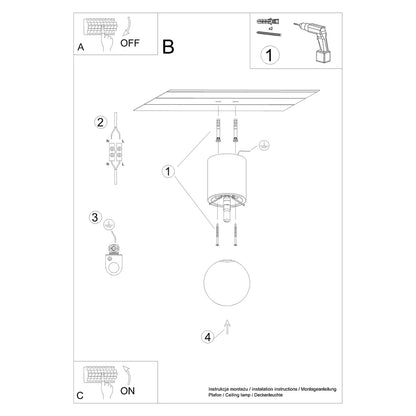 Loftslampe BOOMO 12 - Billede 6