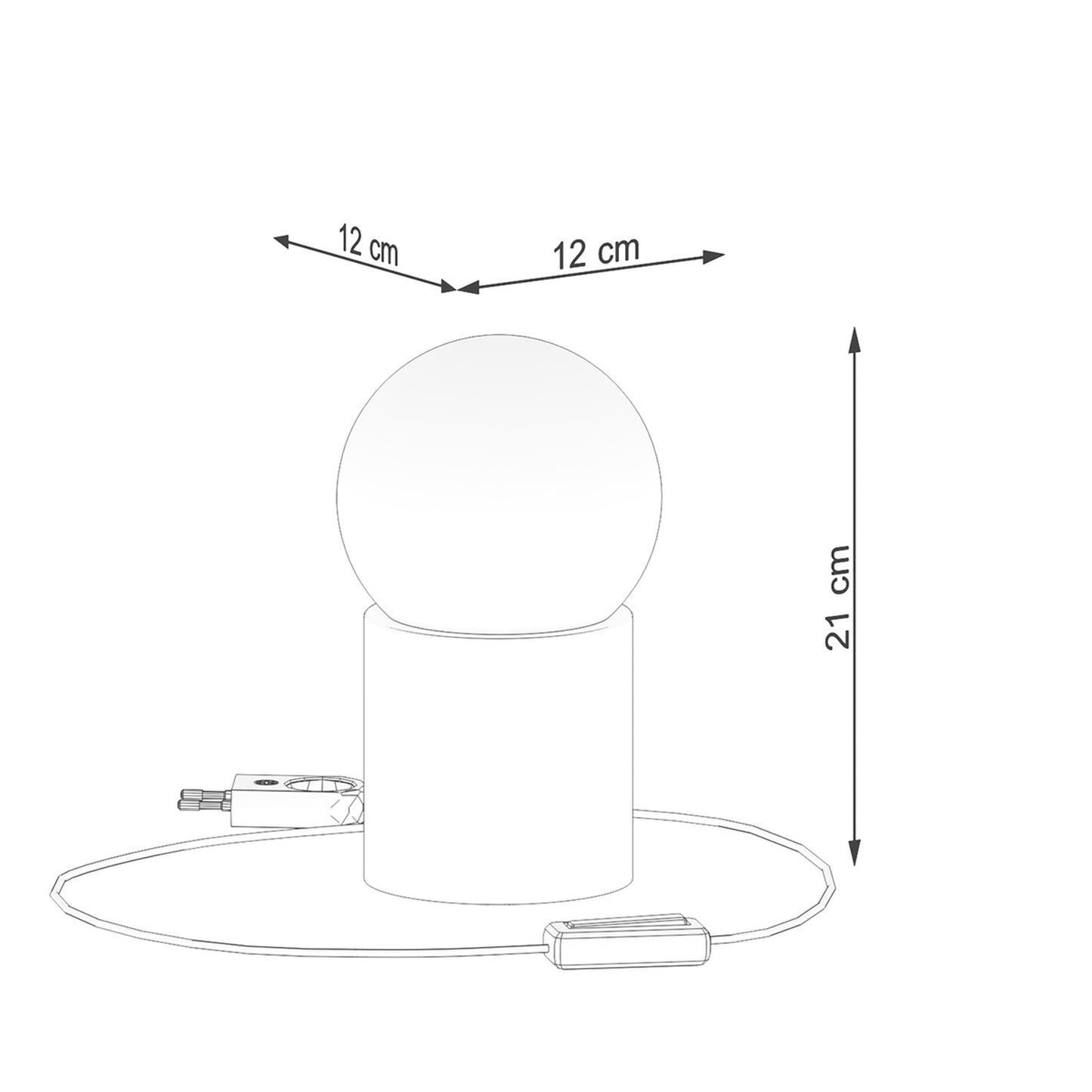 Bordlampe BOOMO - Billede 5