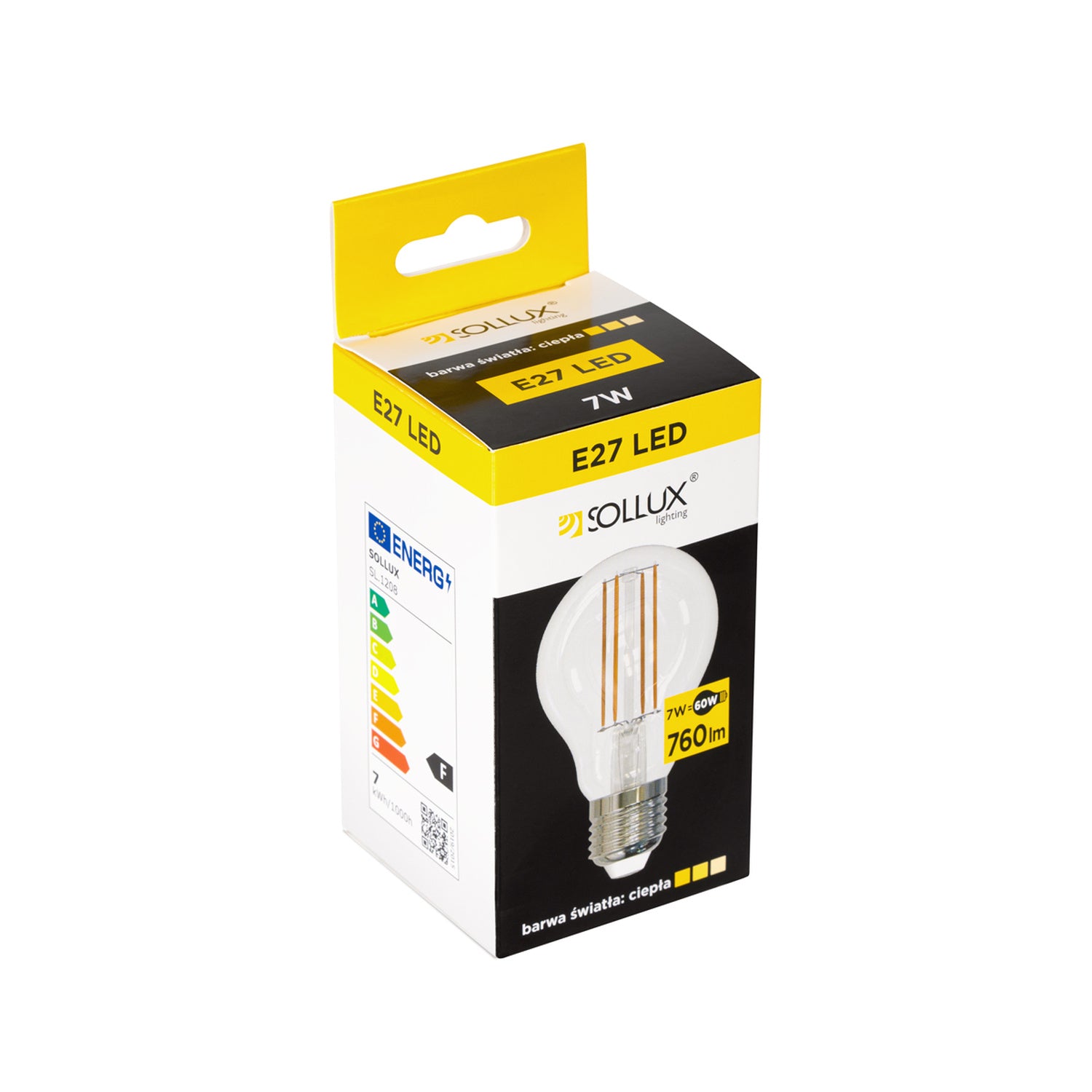 LED-pære E27 3000K 7W - Billede 2