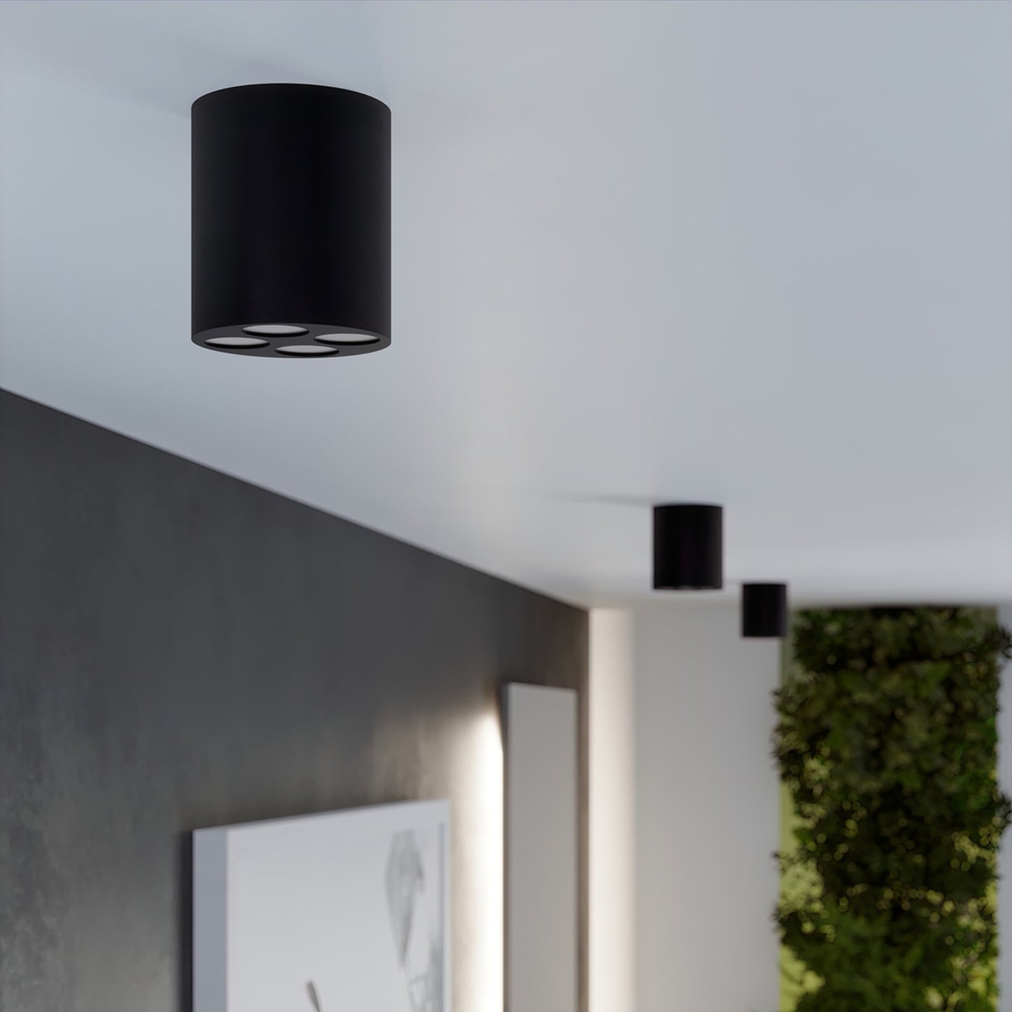 Loftslampe ZOE sort LED - Billede 7