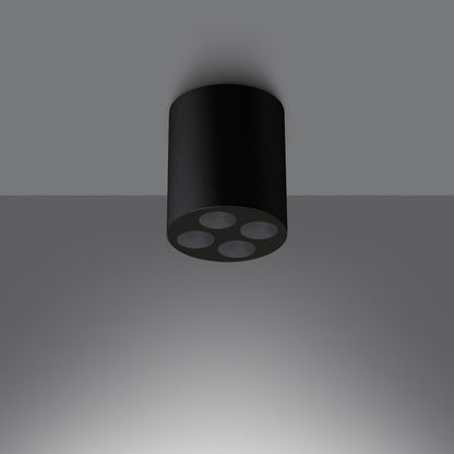 Loftslampe ZOE sort LED - Hovedbillede