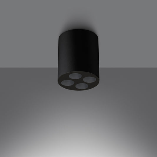 Loftslampe ZOE sort LED - Hovedbillede