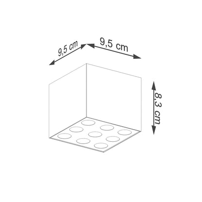 Loftslampe OZZY sort LED - Billede 5