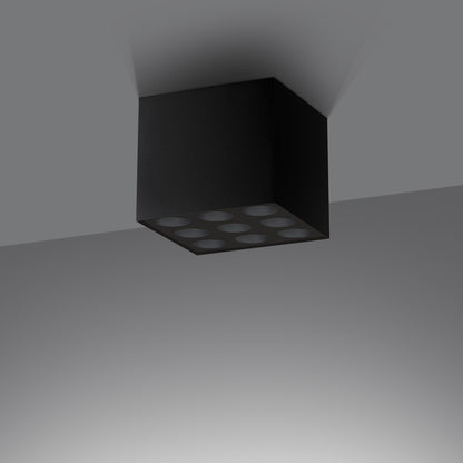Loftslampe OZZY sort LED - Hovedbillede