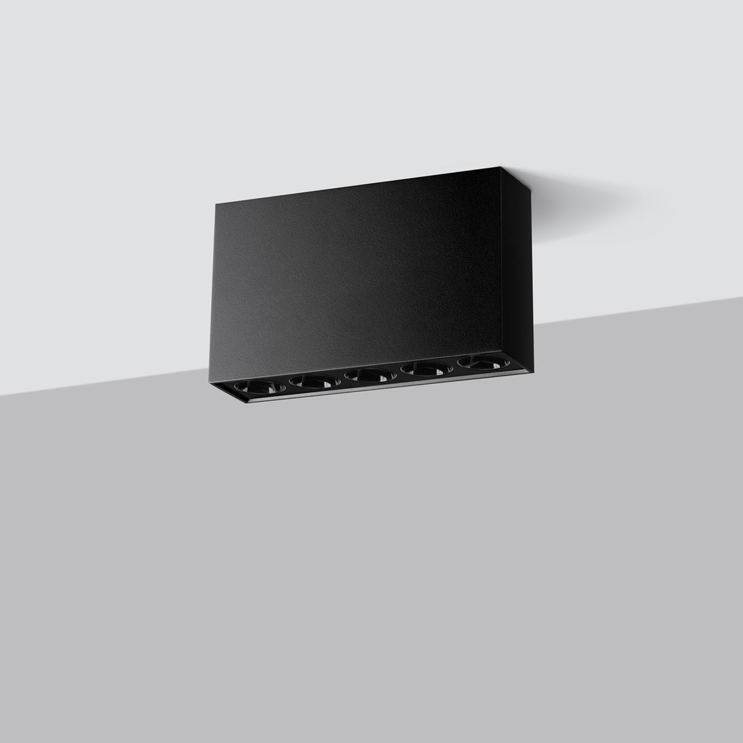 Loftslampe SOLE sort LED - Billede 3